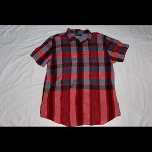 Red Plaid Nautica Shirt XL